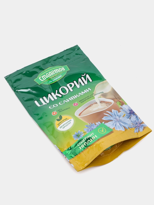 Qahva sikoriy "Stoletov" iching, qaymoq bilan, 100 g