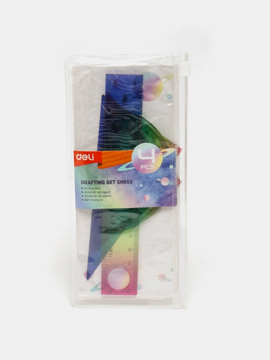 Линейки в наборе, 2 набора, Deli H652, 4 шт - 