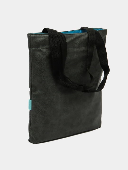 Ayollar uchun sumka-shopper, yelkama, eko charm