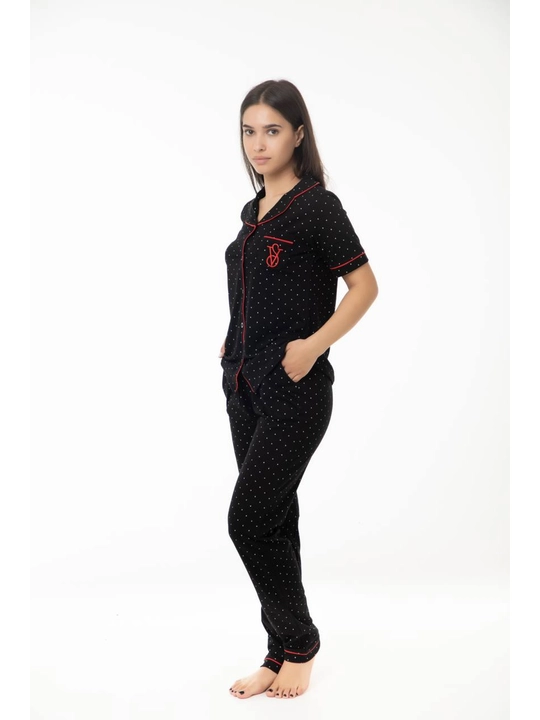 Ayollar pijamasi, 100% paxta