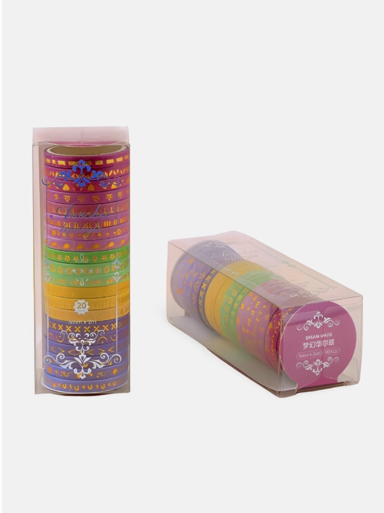 Dekorativ lentalar to'plami 20 dona Dream Waltz 5 mm * 2 m - 
