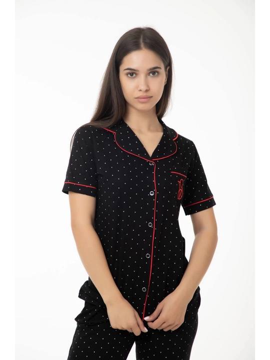 Ayollar pijamasi, 100% paxta