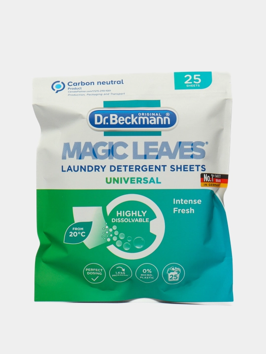 Салфетки для стирки Dr. Beckmann Magic Leaves, 25 шт - 