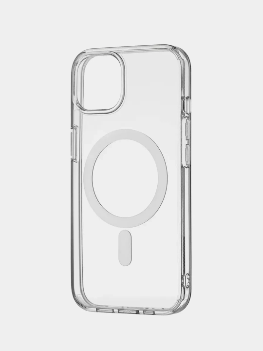 Apple iPhone 13 pro Max uchun Mag Safe funksiyali shaffof silikon gilof