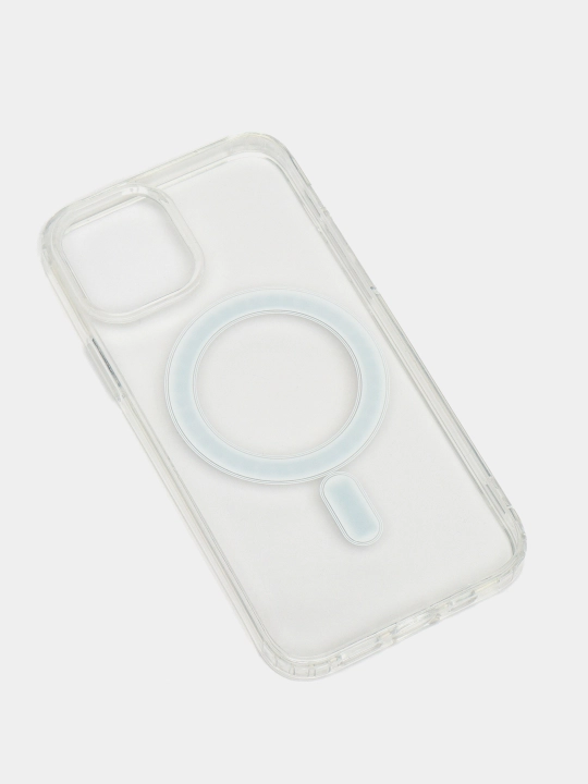 Apple iPhone 13 pro Max uchun Mag Safe funksiyali shaffof silikon gilof