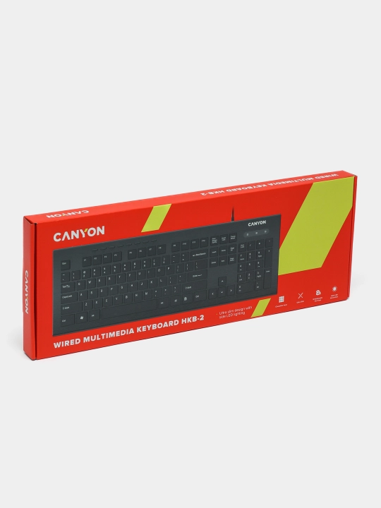 Клавиатура компьютерная CANYON HKB2RU