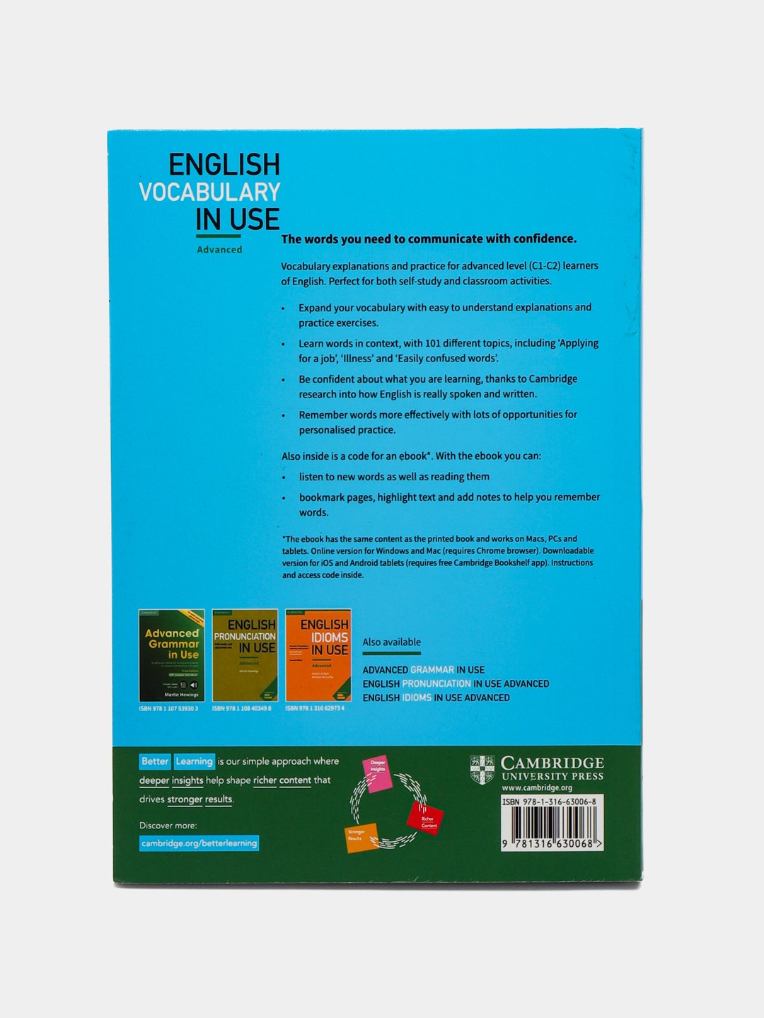 English Vocabulary in Use. Advanced, Michael McCarthy, Felicity O