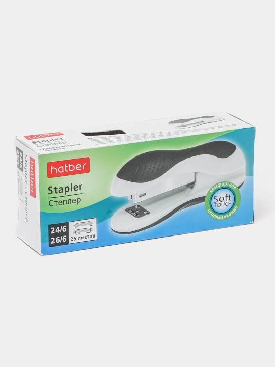 Stapler Hatber №24/6,26/6 qora, 50 mm, 25 varaq