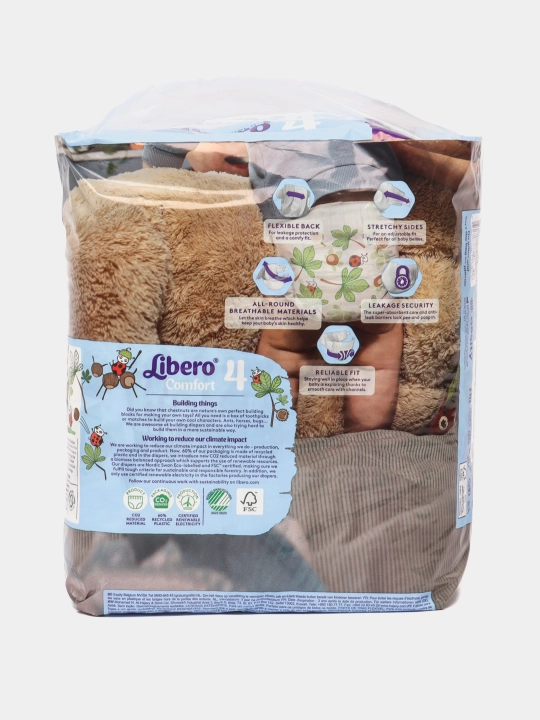 Tagliklar Libero Comfort 4, 7-11 kg, 26 dona