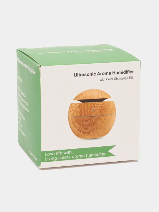 Uy va ofis uchun LED yoritgichli havo namlagichli tungi chiroq, USB, 300 ml
