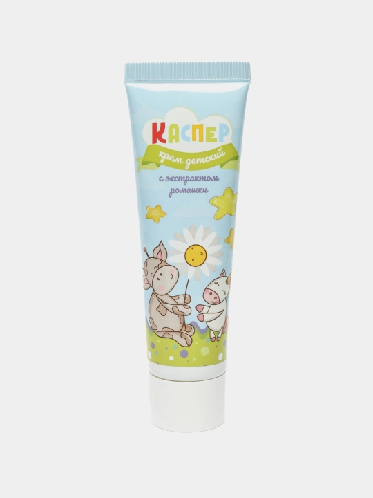 Kosmetik bolalar kremi Kasper, romashka ekstrakti bilan, 40 ml - 