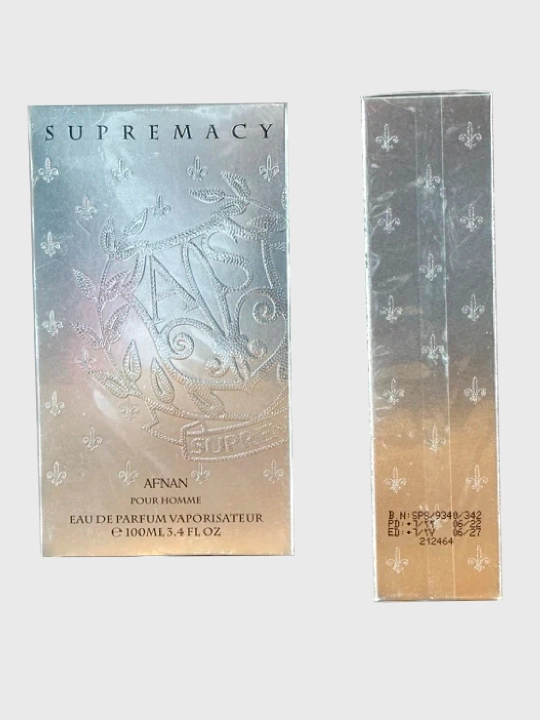 Parfumlangan suv Afnan Supremacy Pour Homme, 100 ml