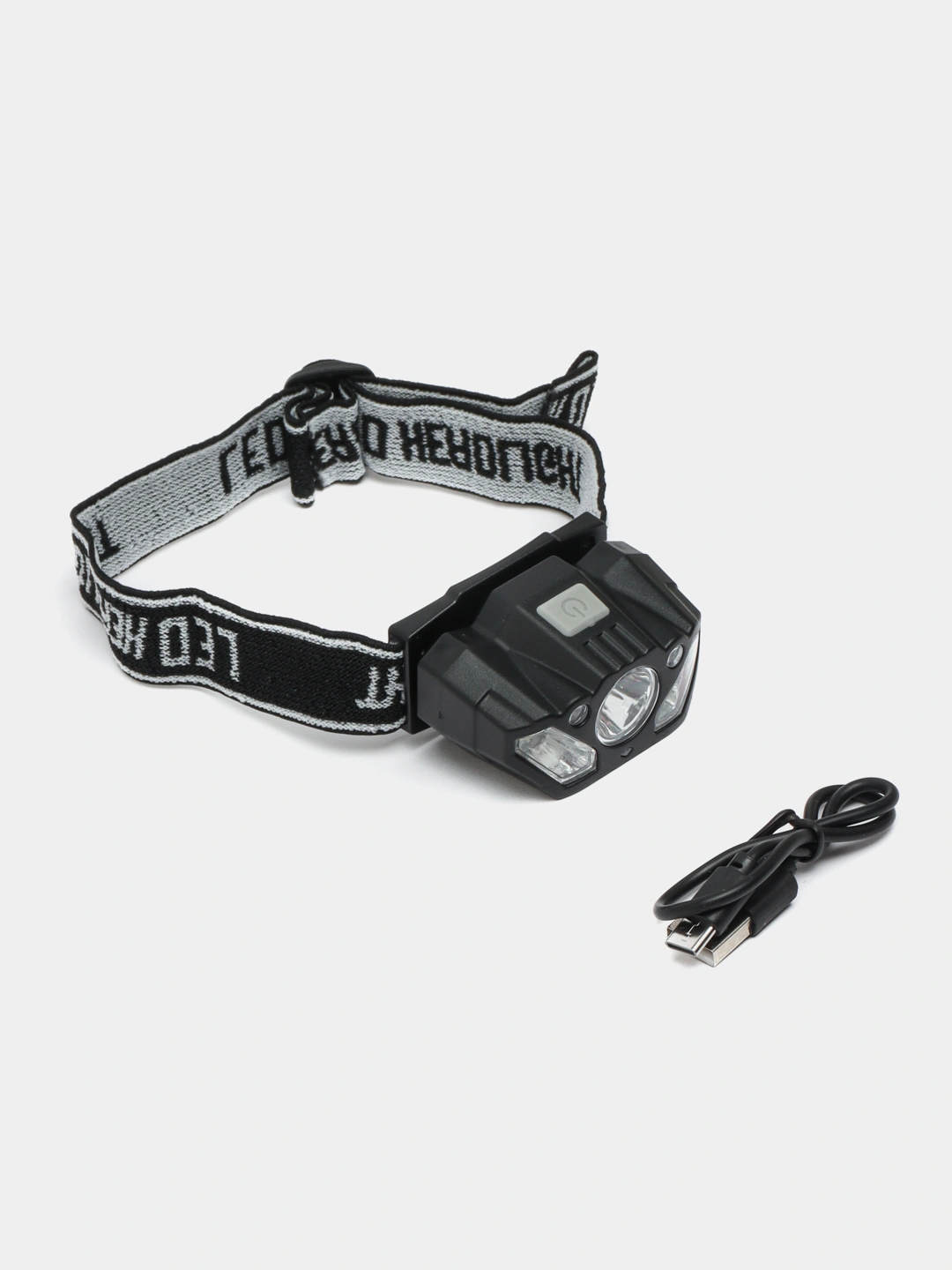 Фонарь налобный, аккумуляторный, матричный светодиод купить по низким ...