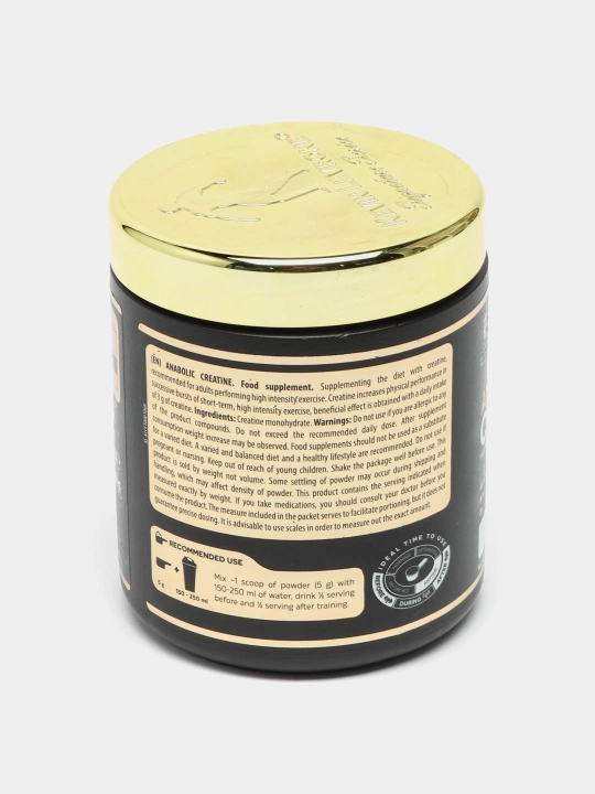 Creatin Kevin Levrone Monogidrat Anabolic Creatine, mushaklarning o'sishi uchun, 300 g