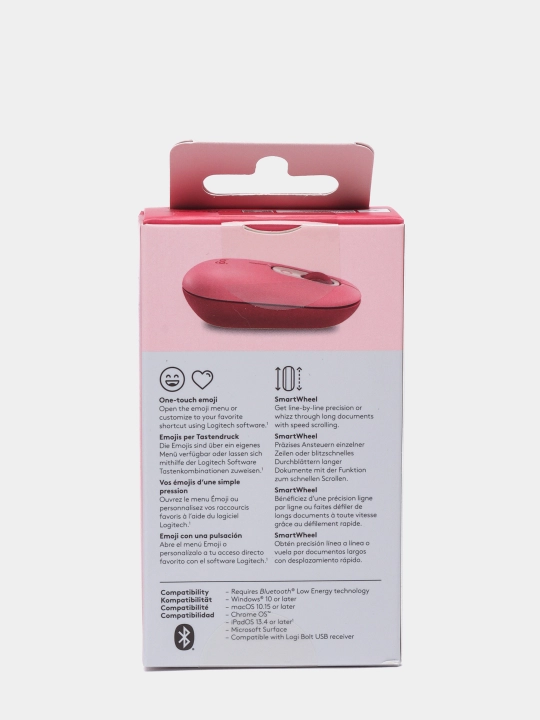 Simsiz sichqon Logitech POP Mouse emodzi bilan Blastyellow