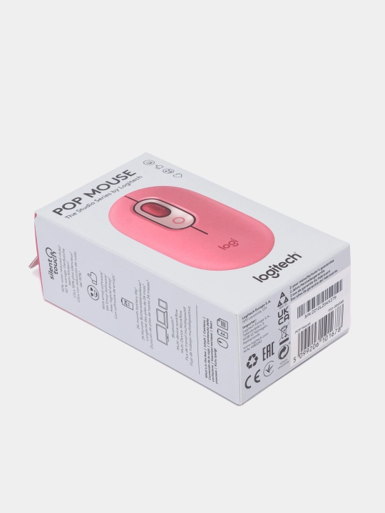 Simsiz sichqon Logitech POP Mouse emodzi bilan Blastyellow