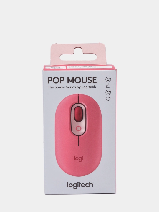 Simsiz sichqon Logitech POP Mouse emodzi bilan Blastyellow