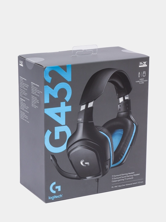 Simli o'yin garniturasi Logitech G432 7.1