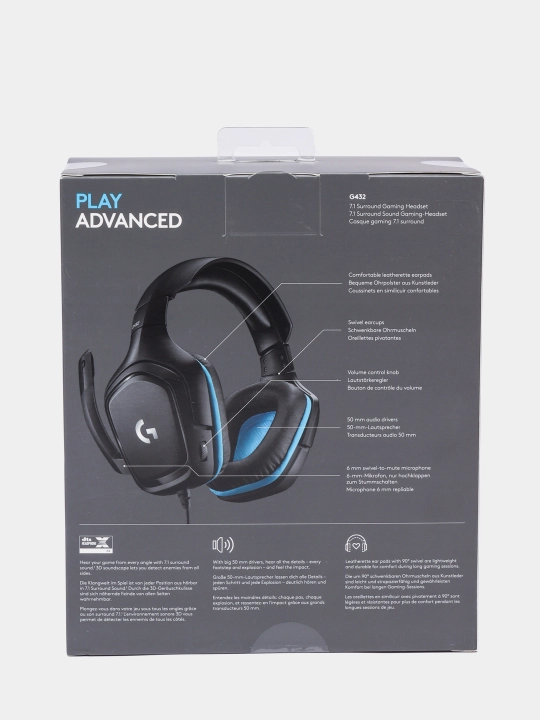 Simli o'yin garniturasi Logitech G432 7.1