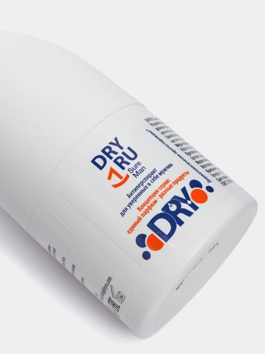 Antiperspirant Dry RU Sure Man, ter va hidga qarshi, 50 ml