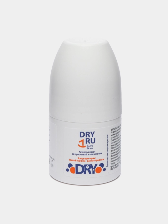 Antiperspirant Dry RU Sure Man, ter va hidga qarshi, 50 ml