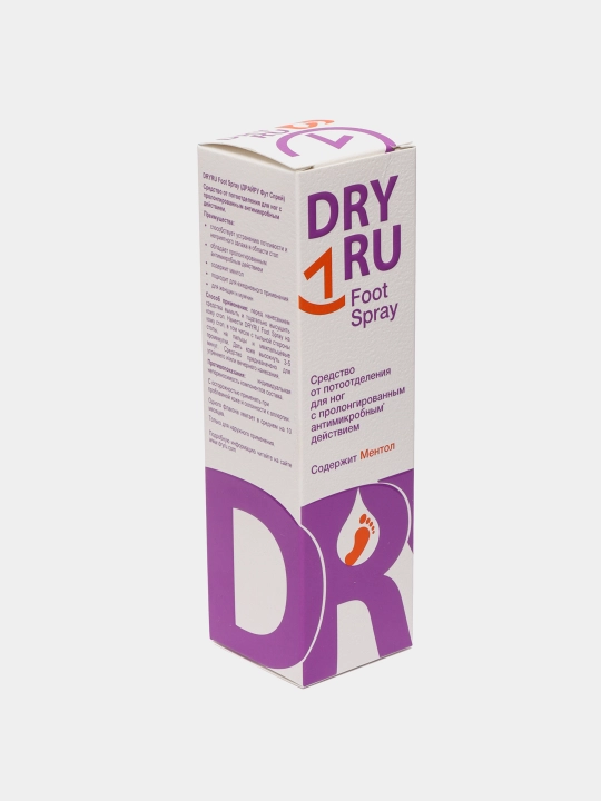 Oyoq uchun terlashga qarshi sprey Dry RU Foot Spray, 100 ml