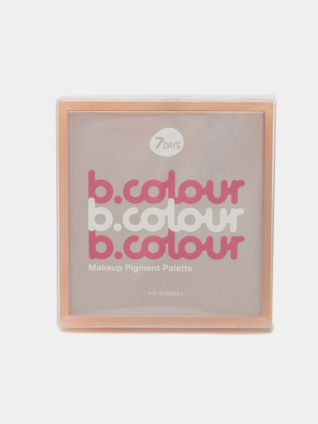 Ko'z qovoqlari uchun soyalar paletkasi 7Days B.Colour, ton 01, 9 gr - 