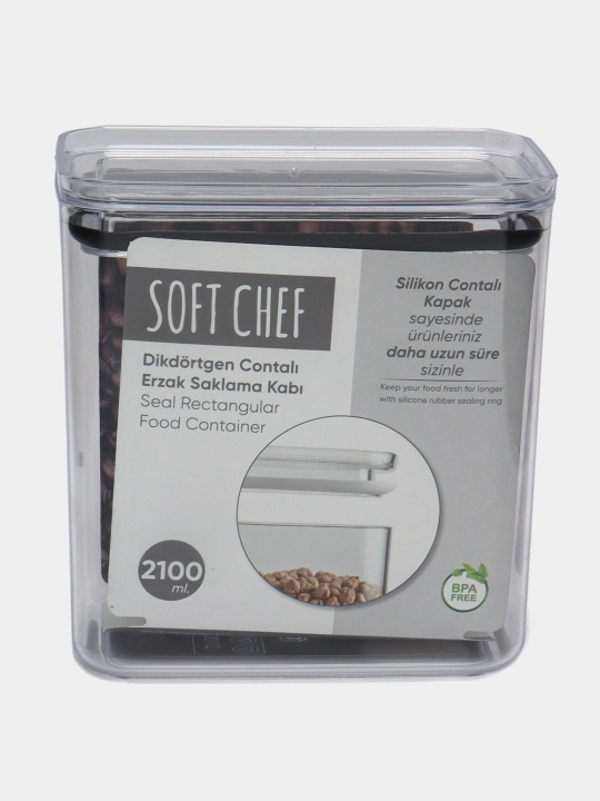 Пластиковый контейнер Soft Chef, 2000 мл - 