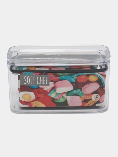 Пластиковый контейнер Soft Chef 1000мл — ORGANIZ-715-ПРОЗР