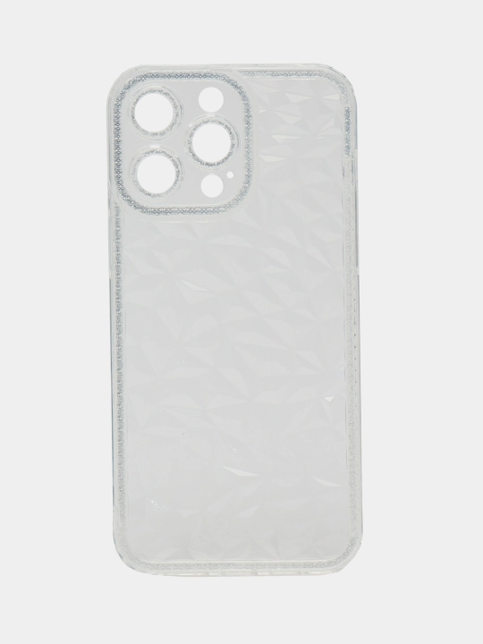 Блестящий, прозрачный чехол со стразами для IPhone