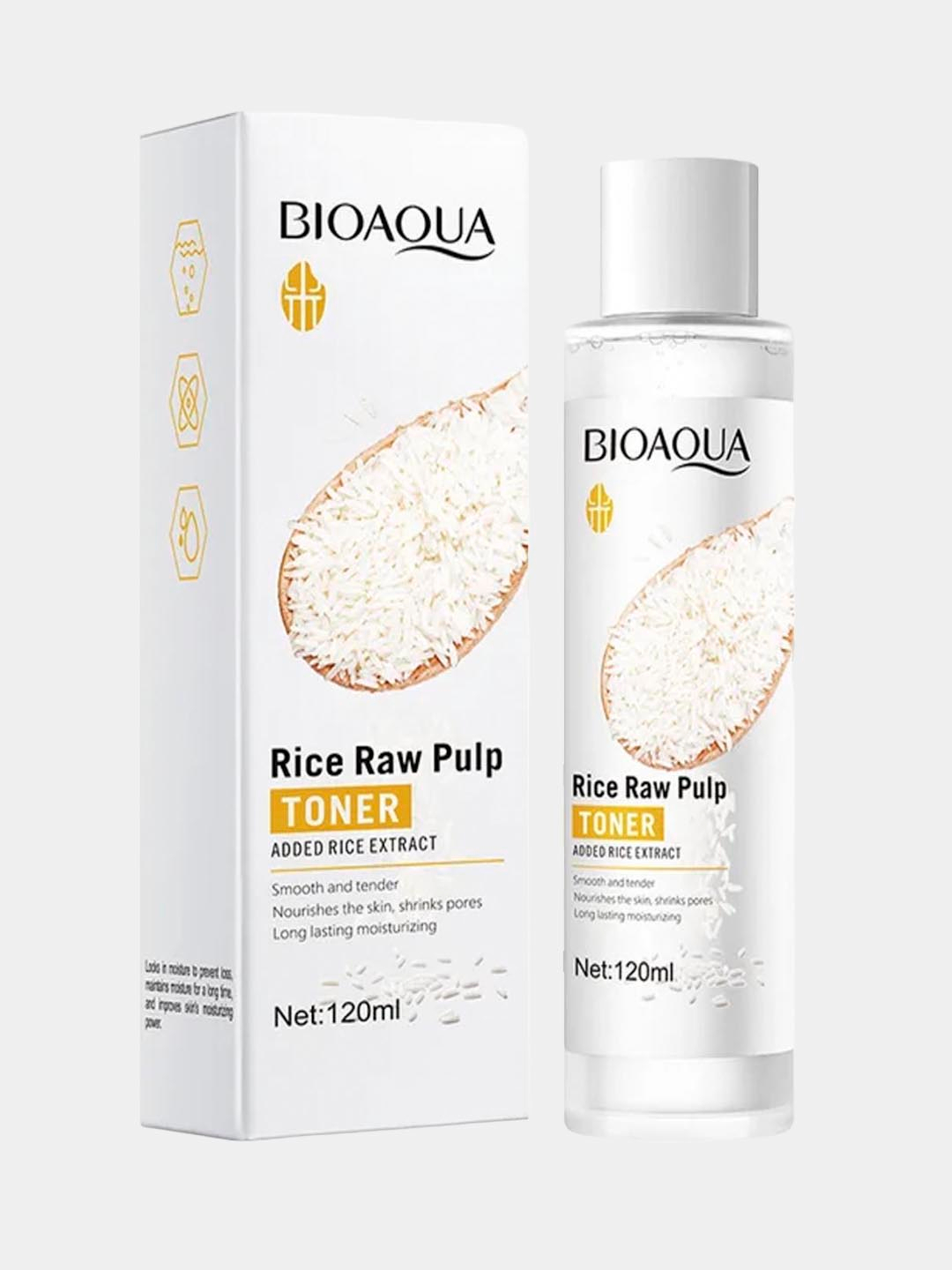 Bioaoua. Тонер для лица с экстрактом риса, 120 мл. BIOAQUA Rice Raw Pulp Toner. BIOAQUA Rice Raw Pulp лосьон для лица с рисовым экстрактом, 120мл.. Крем для лица BIOAQUA Rice Raw Pulp Cream с экстрактом риса. BIOAQUA Rice Raw Pulp Toner тонер для лица с экстрактом риса.