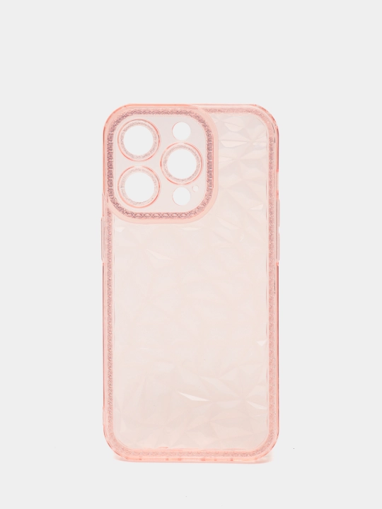 Блестящий, прозрачный чехол со стразами для IPhone