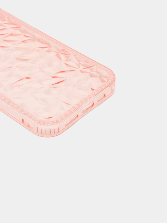 Блестящий, прозрачный чехол со стразами для IPhone