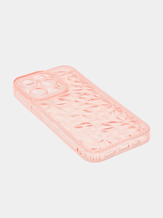 Блестящий, прозрачный чехол со стразами для IPhone