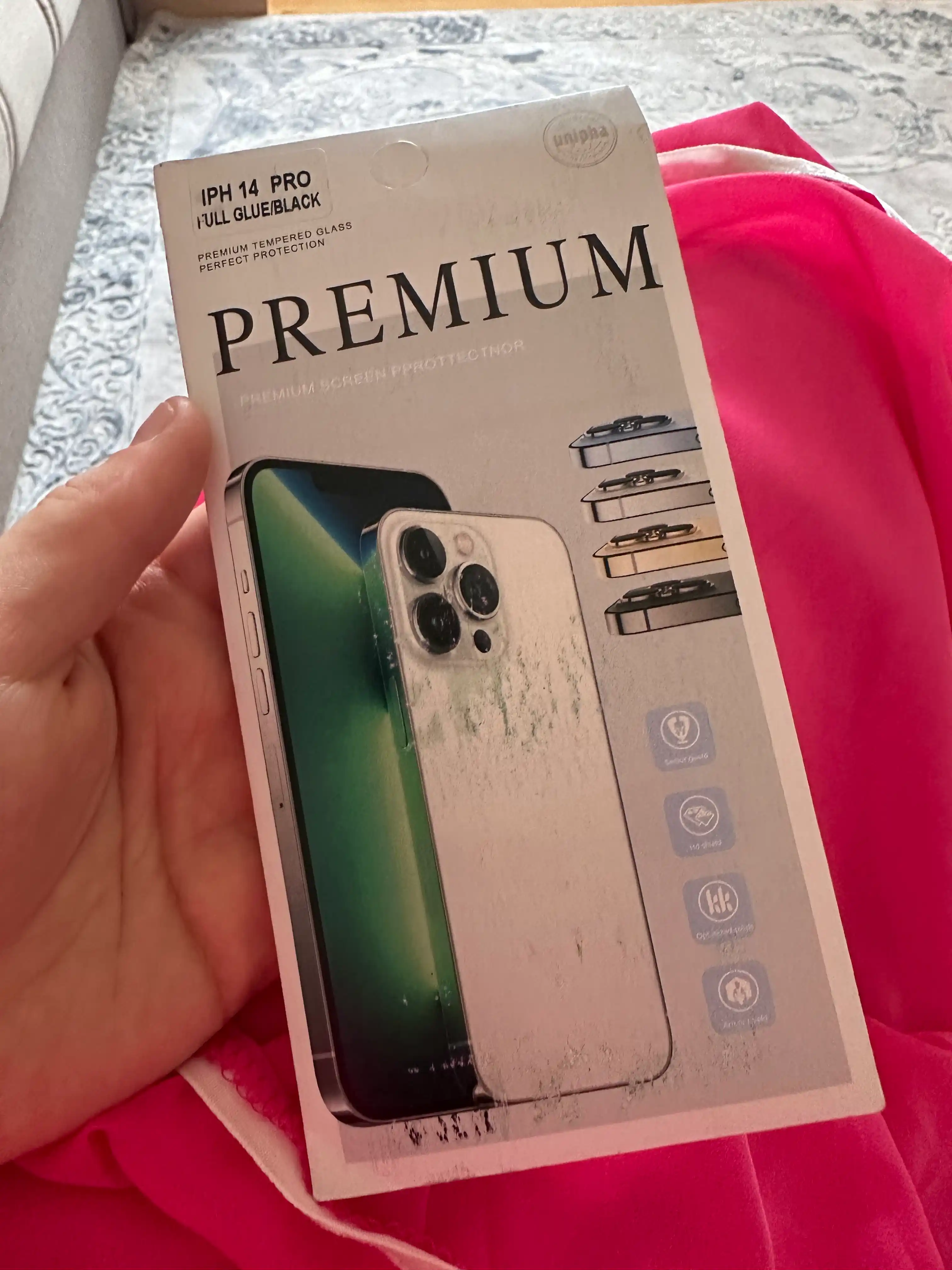 Защитное стекло 9D для iPhone 14, 14 Pro, 14 Max, 14 Pro Max