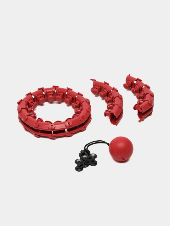 Hula Hoop, fitnes, bel uchun massaj halqasi, 57 sm dan 110 sm gacha