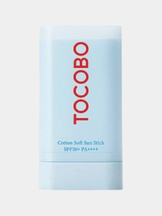 Стик солнцезащитный Tocobo Cotton Soft Sun Stick SPF50 + PA+, 19 г - 