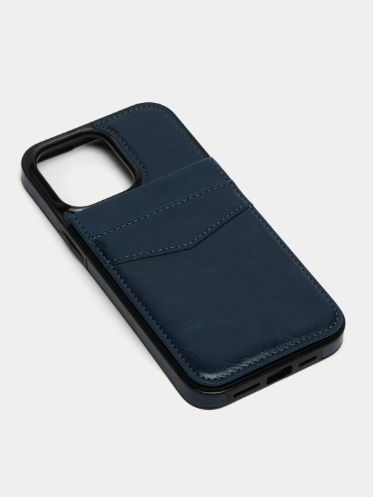 Universal g'ilof-kitobi, karta ushlagichi bilan, iPhone uchun