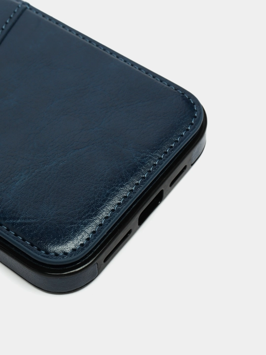 Universal g'ilof-kitobi, karta ushlagichi bilan, iPhone uchun