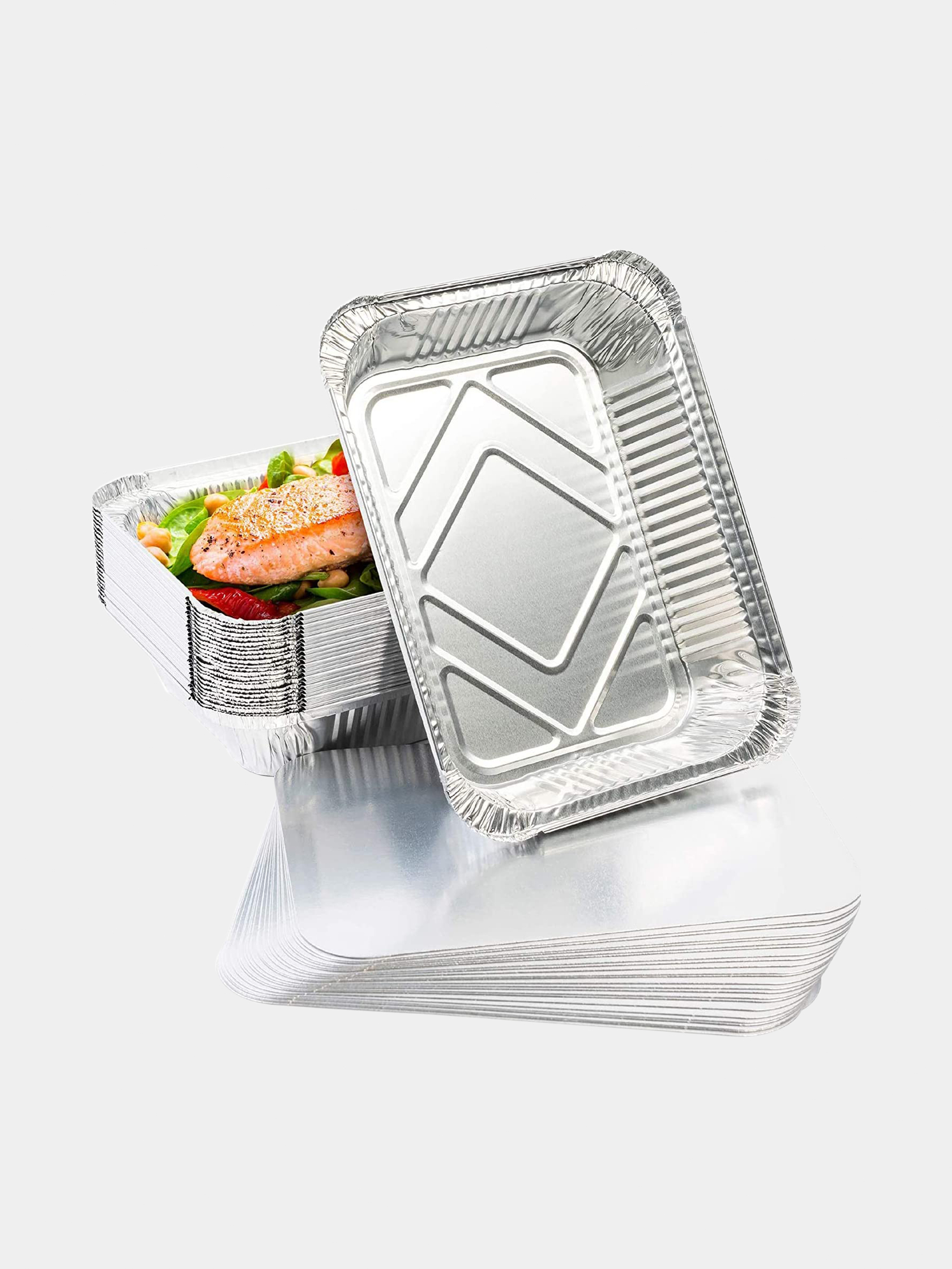Контейнер алюминиевый с крышкой Zoolpack, 8342, 10 шт, 340 г купить по ...