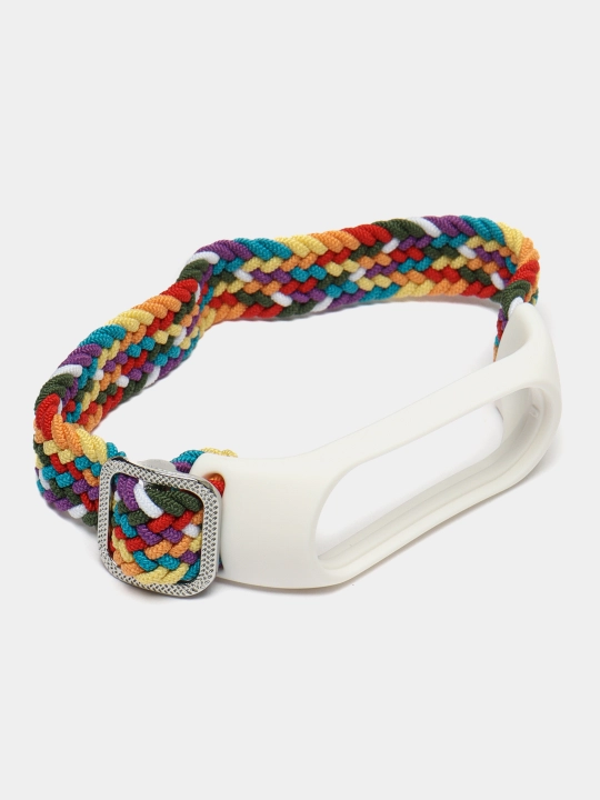 Ремешок сменный, нейлоновый, плетеный для Xiaomi Mi Band 7, 6, 5, 4, 3