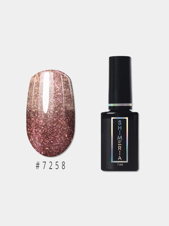 Gel-lak nurni aks ettiruvchi Shimeria Thermo, 7 rang, 7 ml
