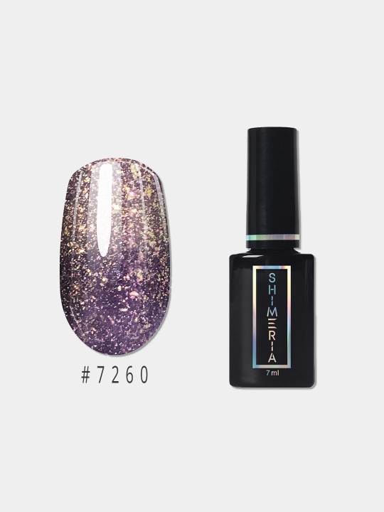 Gel-lak nurni aks ettiruvchi Shimeria Thermo, 7 rang, 7 ml