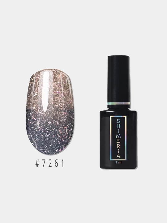 Gel-lak nurni aks ettiruvchi Shimeria Thermo, 7 rang, 7 ml