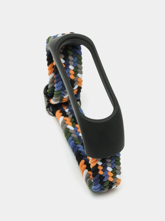 Ремешок сменный, нейлоновый, плетеный для Xiaomi Mi Band 7, 6, 5, 4, 3