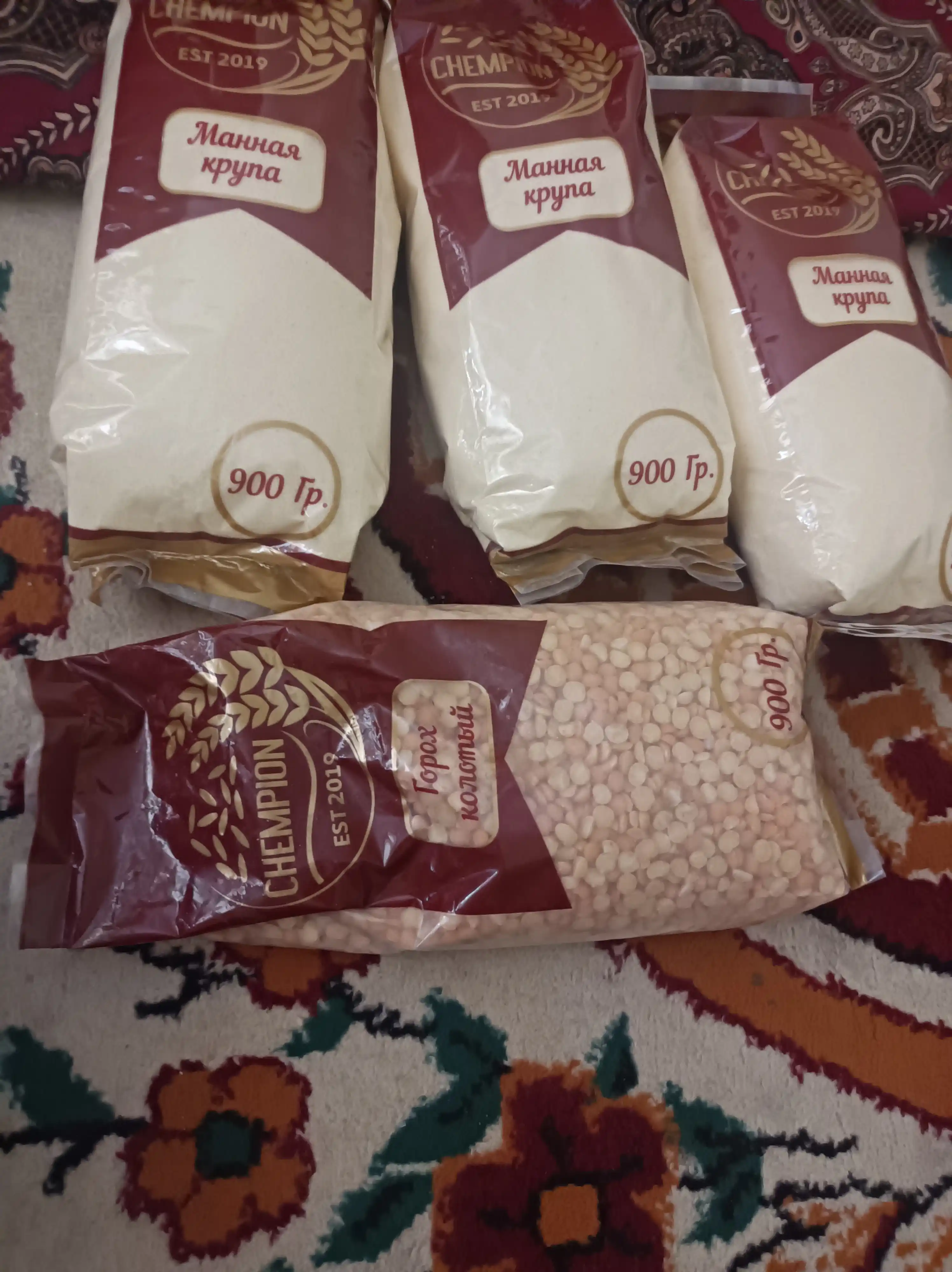 Yorma Chempion Maydalangan no'xat, 900 g