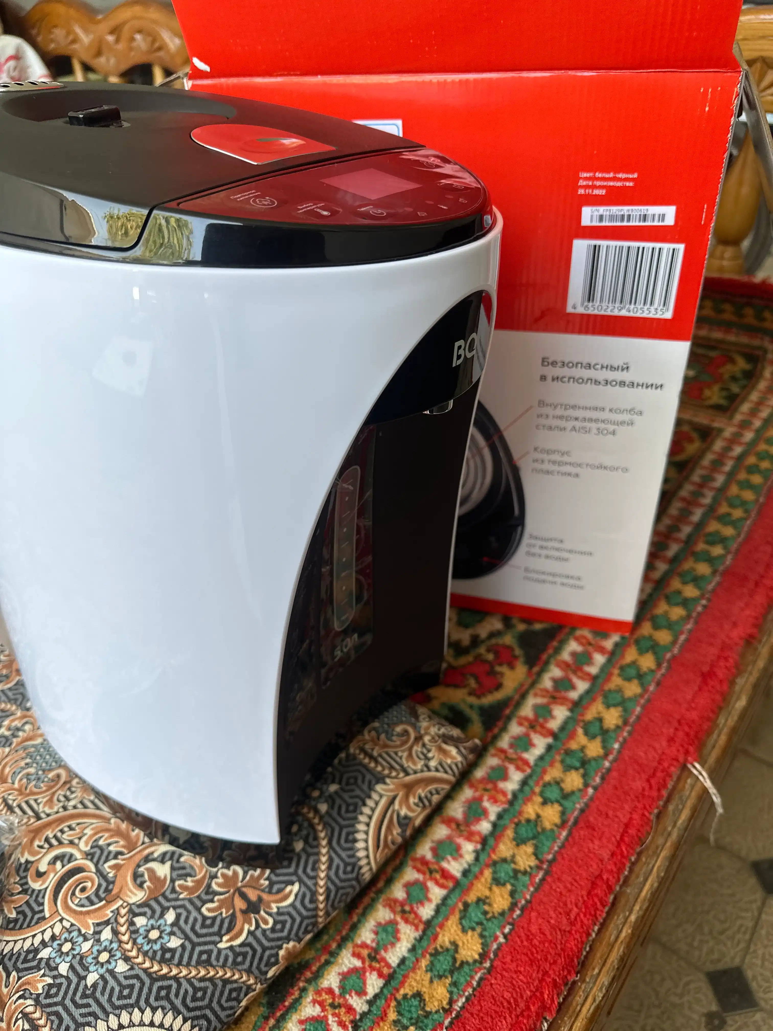 Elektr termopot BQ TP501, quvvati 1400 Vt, oshxona uchun, 5 litr