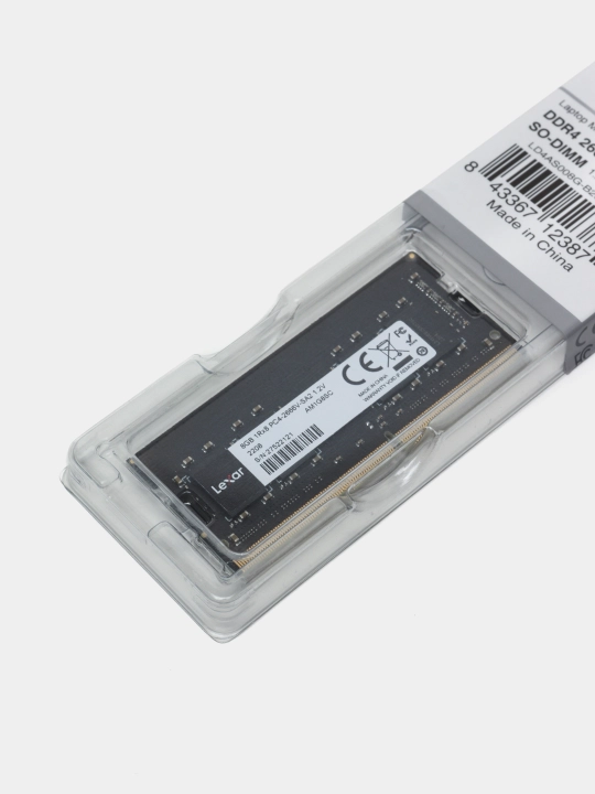 Operativ xotira noutbuk uchun Lexar 8GB DDR4 3200MHz SODIMM - 