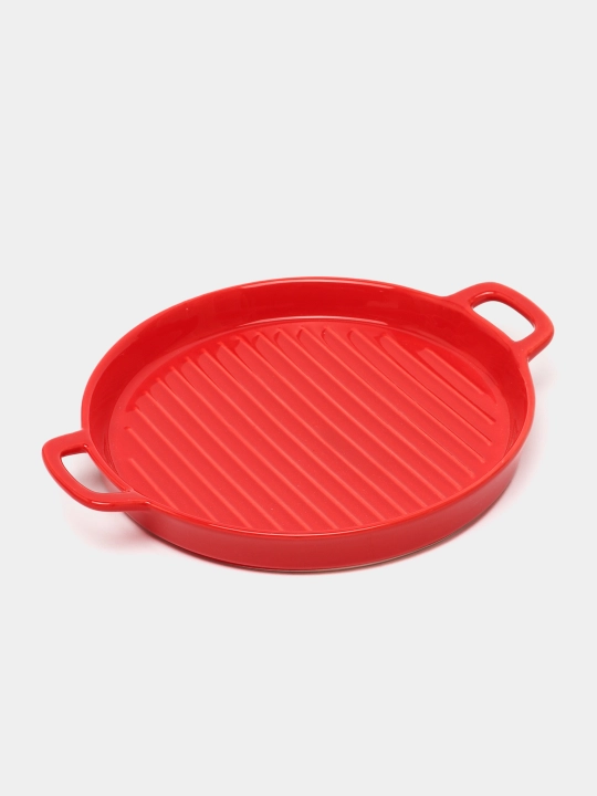 Keramikadan ishlangan dumaloq likopchalar Happy Kitchen, 4 in 1
