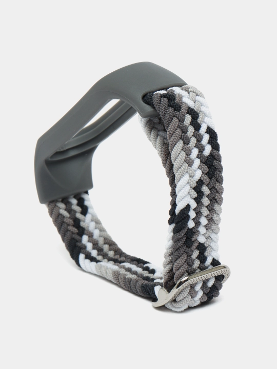 Ремешок сменный, нейлоновый, плетеный для Xiaomi Mi Band 7, 6, 5, 4, 3
